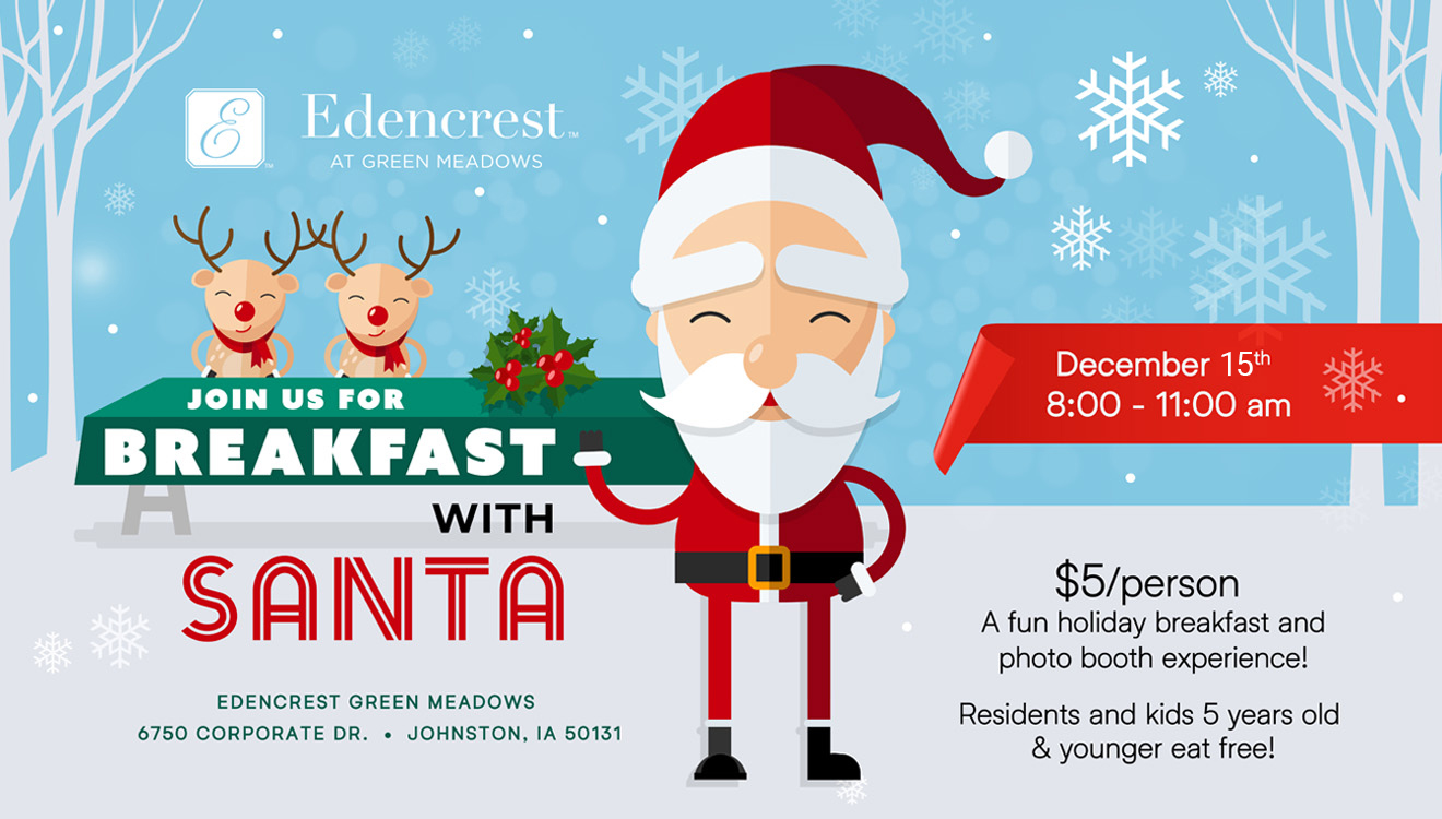 Breakfast with Santa: Edencrest at Green Meadows