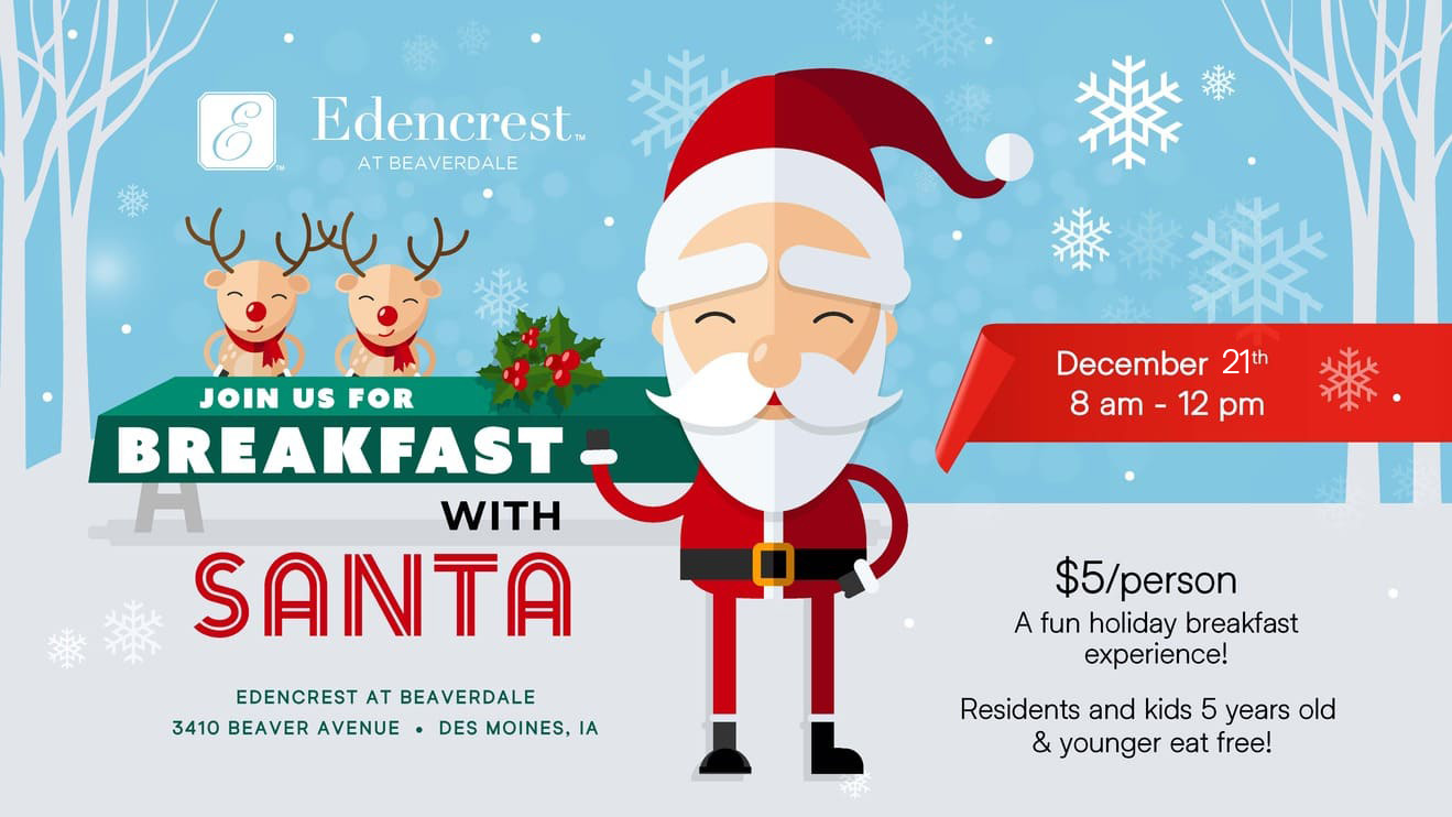 Breakfast with Santa: Edencrest at Beaverdale